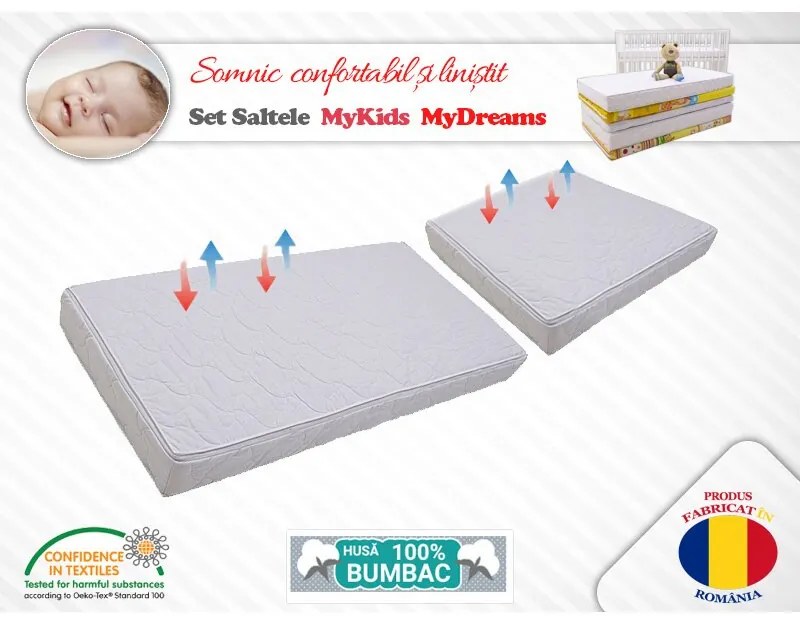Set saltele MyKids Cocos My Dreams II 120x70x10 (cm) + 50x70x10 (cm)