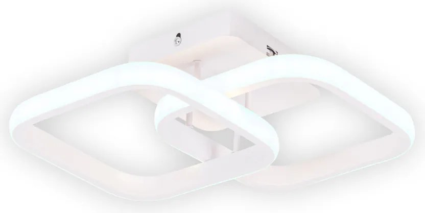 Aplica LED Erste Aria 28W 3CCT Alb Mat, Design Modern Curbat 330x260x90mm, Lumina Reglabila din Intrerupator pentru Living, Hol sau Dormitor