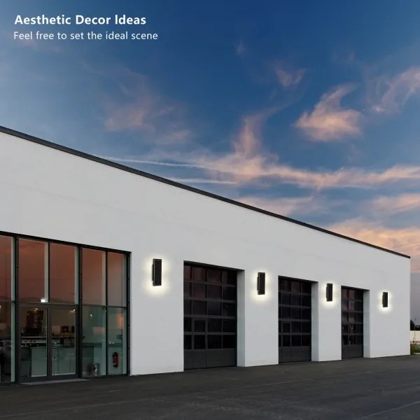 Brilagi - Aplică solară de perete SUN, LED 2,5W, 230V, 30 cm, 2000 mAh, IP44