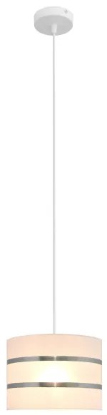 Lustră pe cablu HELEN 1xE27/15W/230V d. 20 cm albă