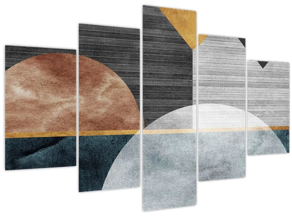 Tablou - Forme și texturi (150x105 cm)