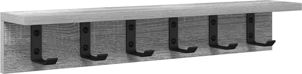 vidaXL Răcător de paltoane montat pe perete Pe perete Gri Sonoma