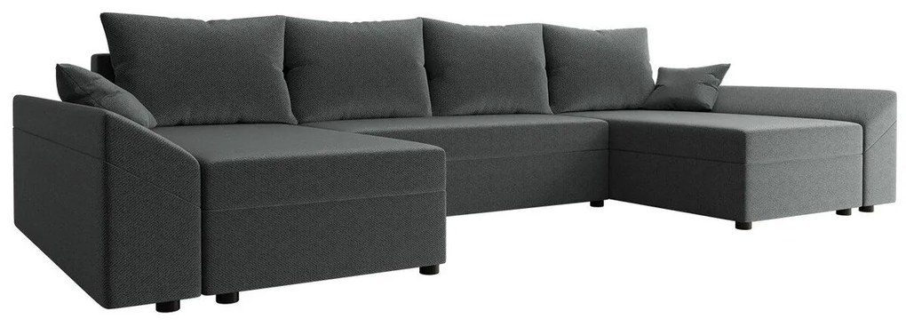Colțar Memphis 131Cutie de pat, 316x138x82cm, 119 kg, Picioare: Plastic