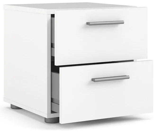 Noptieră albă Pepe - Tvilum