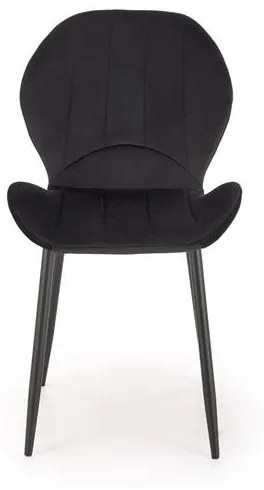 Set 4 scaune K538 velvet negru