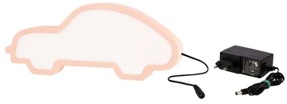 Lampă de birou LED pentru copii CAR, 11W/230V, roz