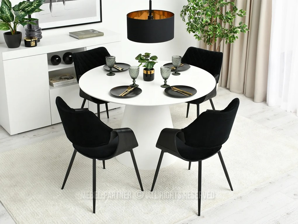 Scaun Rolf K (negru). 1111249