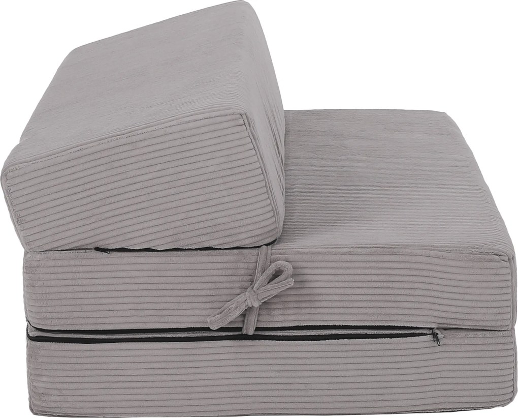 Saltea pliabilă/fotoliu extensibil, 2 in 1, gri, VEDIS