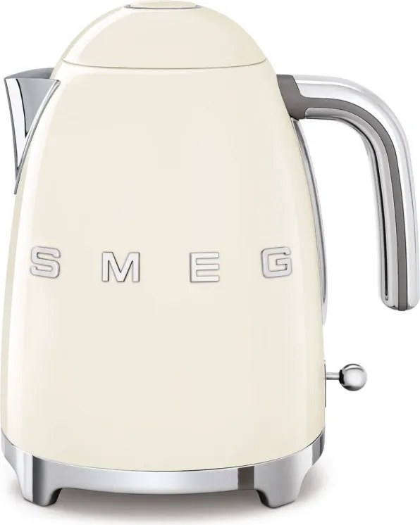 Canaelectrica SMEG KLF03CREU, 2400 W, 1,7 l, Baza rotativa la 360°, Finisaj lucios, Crem