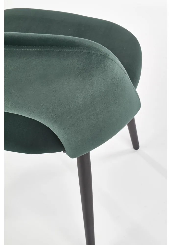 Scaun de bucaterie Gema, verde/negru