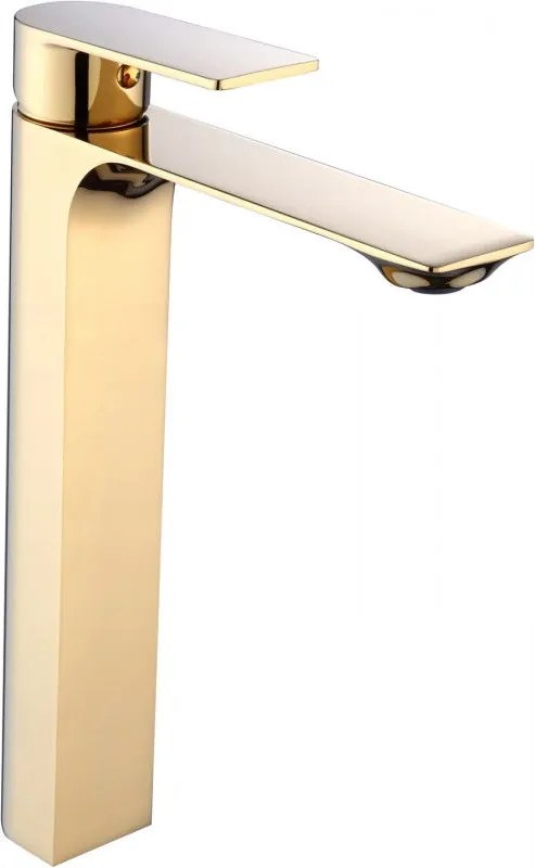 Mexen Alexa baterie de lavoar înaltă, auriu - 71210-50