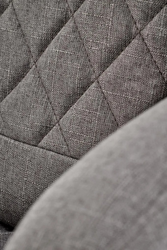 Scaun de birou Helder 2 piele ecologica gri H120 cm