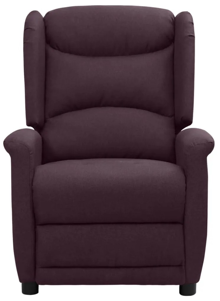 338881 vidaXL Fotoliu de masaj, violet, material textil
