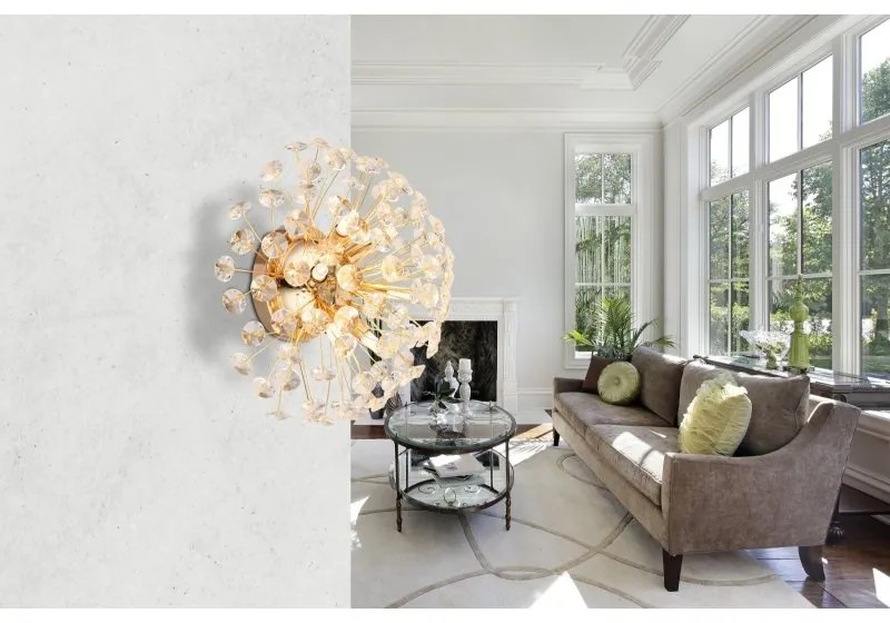 Aplica design elegant KATRINA auriu 64135W GL