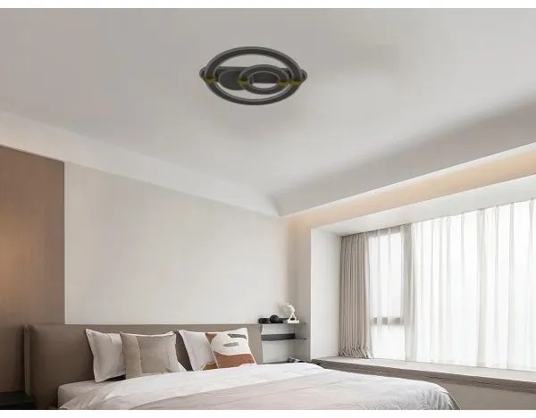 Plafonieră LED dimabilă 120W/230V, 3000–6500K + telecomandă