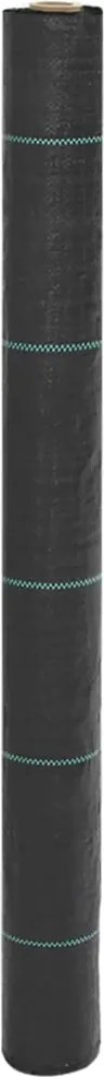 vidaXL Membrană antiburuieni, negru, 1x150 m, PP