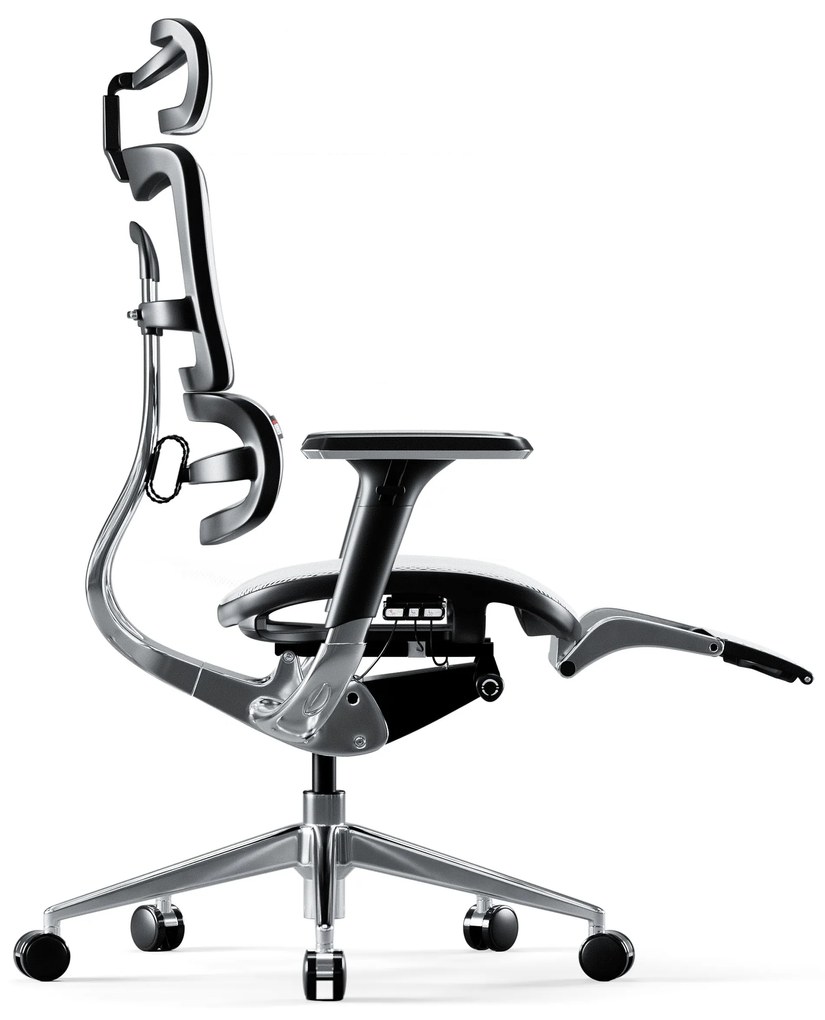 Scaun ergonomic Diablo V-Master: negru-alb