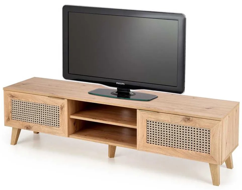 Comodă TV Rustico, stejar artisan