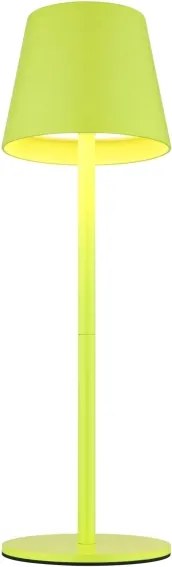 Globo 58488NG-LED Lampă de masă VANNIE pentru exterior, reglabilă (dimmabilă), cu control tactil și reîncărcabilă, 3W/5V IP54 1800mAh, verde
