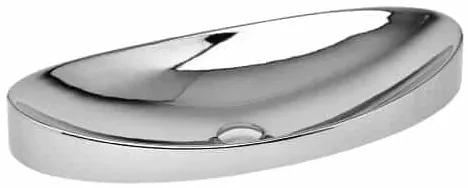 Lavoar incastrat argintiu lucios 65 cm, oval, Gala Klea Argintiu lucios, 650x350 mm