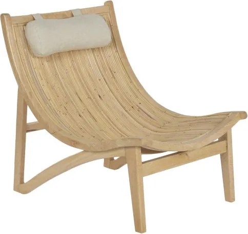Scaun tip fotoliu din rattan
