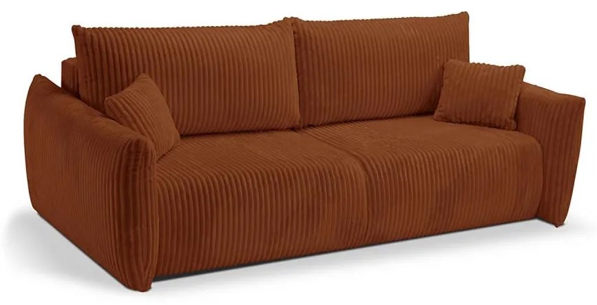 Canapea extensibilă FRIDA, 2 locuri, maro