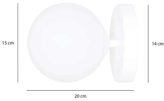Aplica Bior K1 White 1021/K1 Emibig Lighting, Modern, E14, Polonia