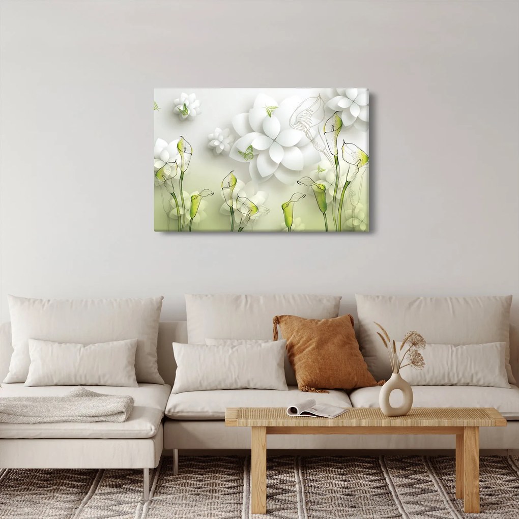 Tablou cu flori (90x60 cm)