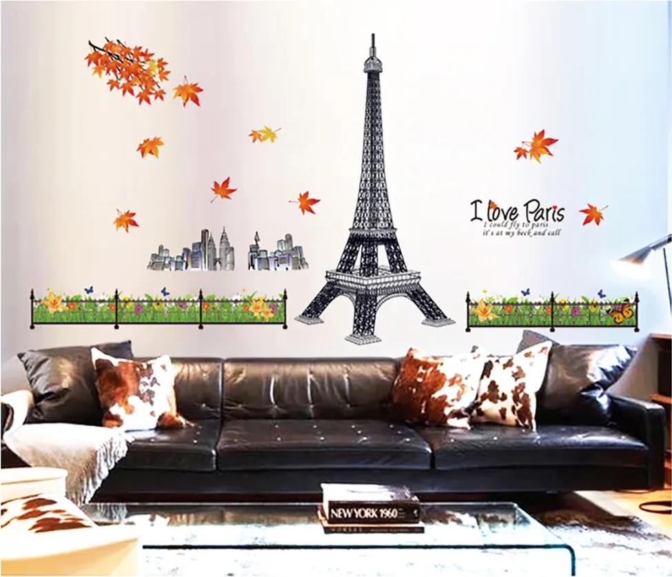 Sticker  Imi place Parisul toamna -  Stickere Decorative BeeStick