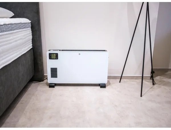 Convector electric 1000/1300/2300W LCD/temporizator/TURBO/termostat Brilagi + telecomandă