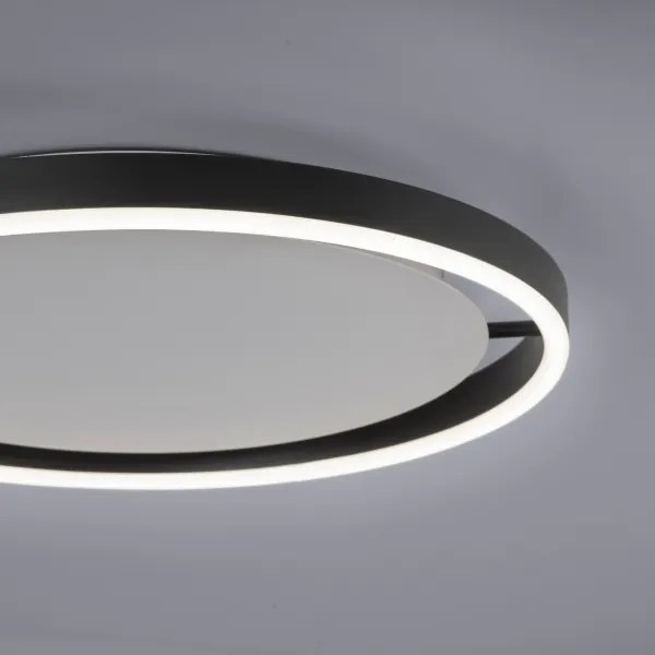 Leuchten Direkt 15391-13 - LED plafonieră RITUS 20W/230V negru dimabil