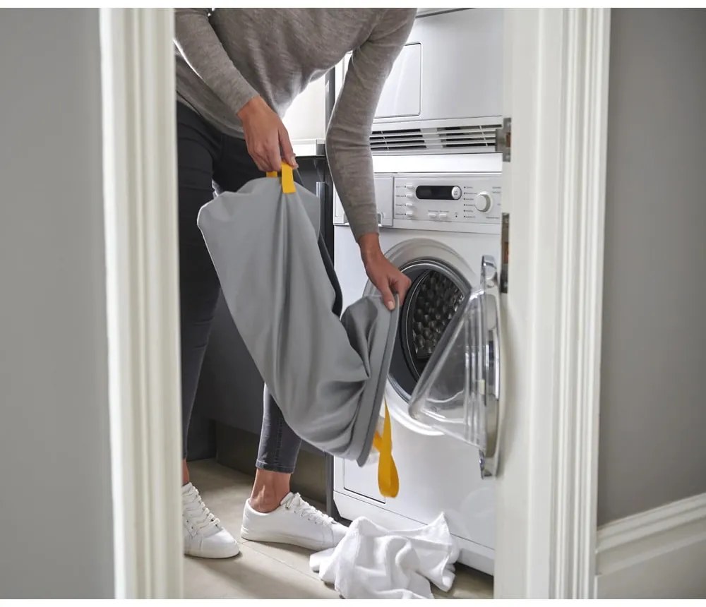 Coș de rufe din material textil Joseph Joseph Tota, 60 l, gri