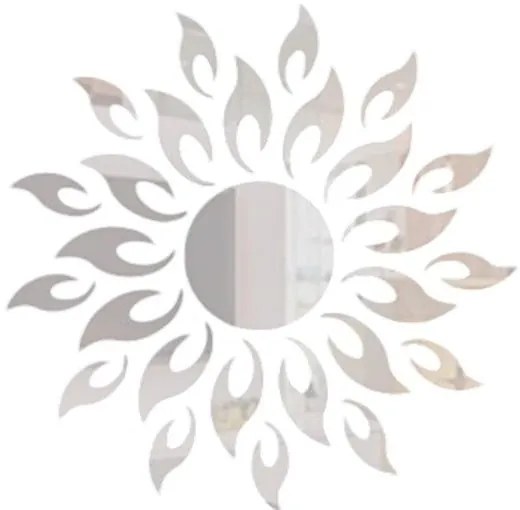 Oglindă adezivă pentru perete Ambiance Sun