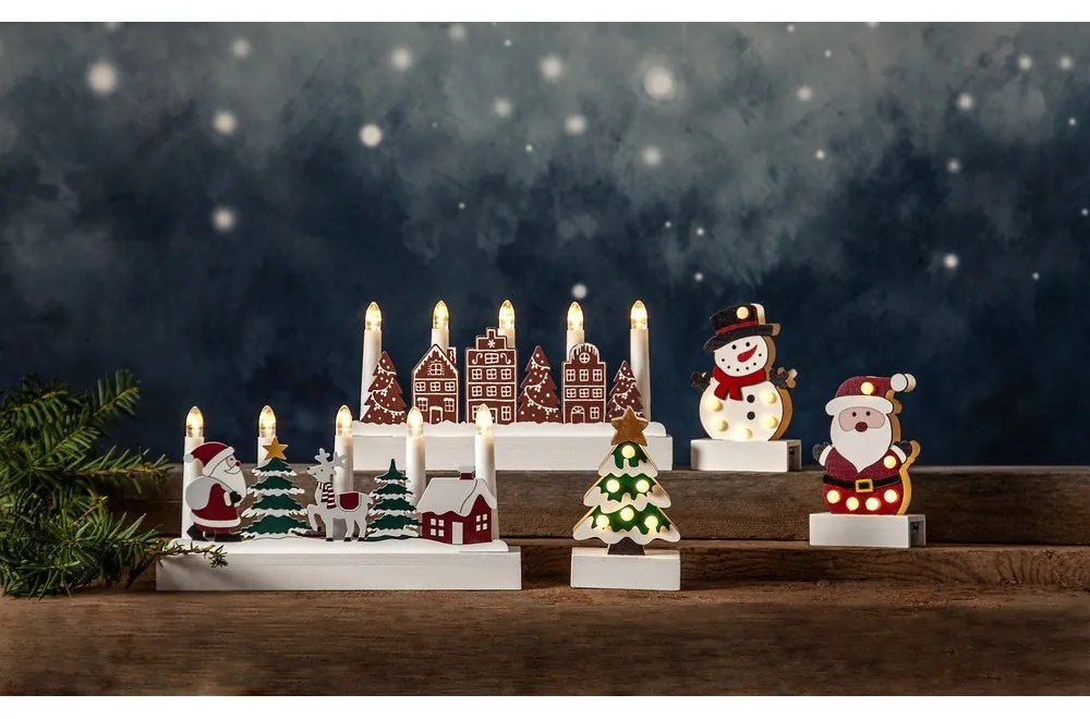 Decorațiune luminoasă albă de Crăciun Freddy – Star Trading