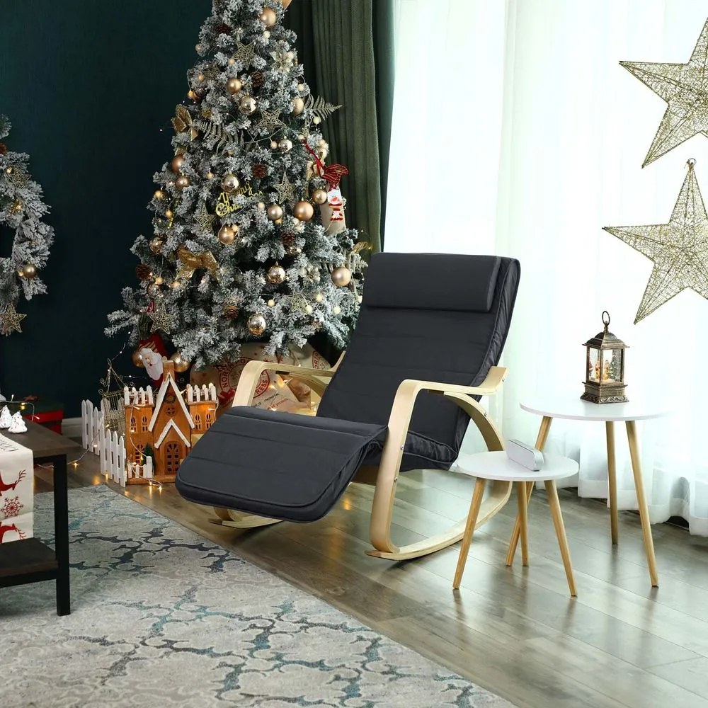 Jurhan Scaun balansoar SWING, capacitate max. 150kg, 67x115x91cm, antracit
