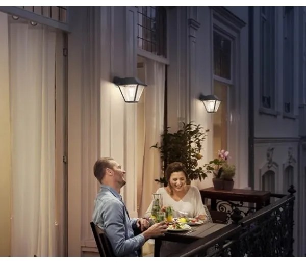 Aplică de exterior ALPENGLOW 1xE27/60W/230V IP44 Philips