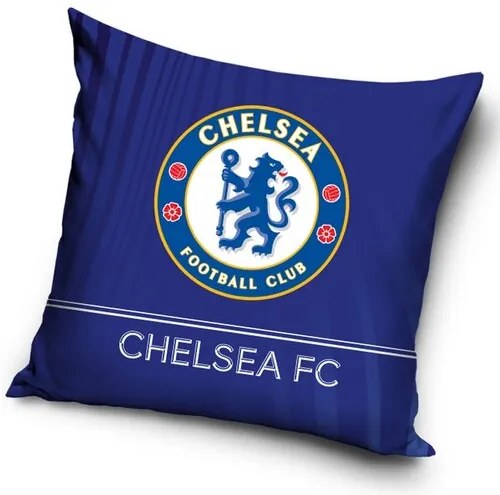 Față de pernă Chelsea FC Blue Stemă, 40 x 40 cm