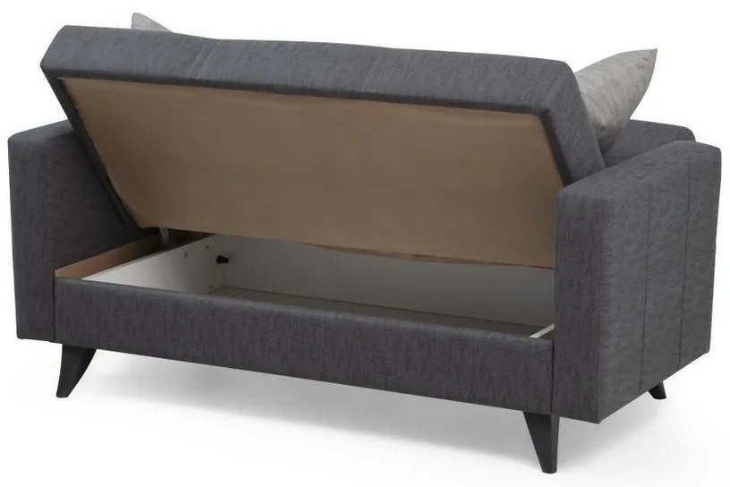 Canapea extensibilă Polya Dark Grey
