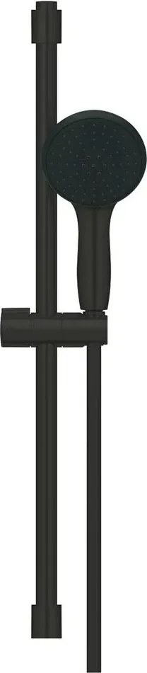 Set de dus negru mat Grohe Tempesta 110 cu 2 functii