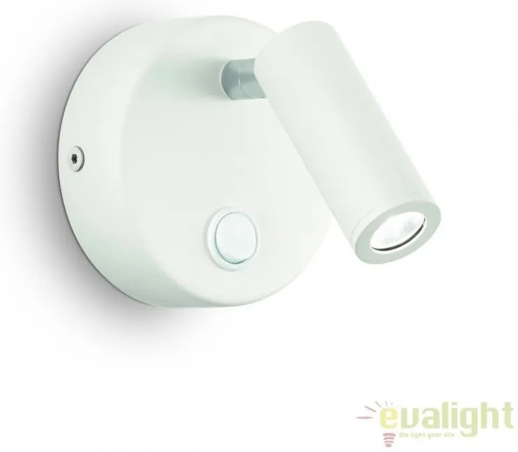 Aplica moderna, directionabila LED PAGE AP ROUND BIANCO 142586