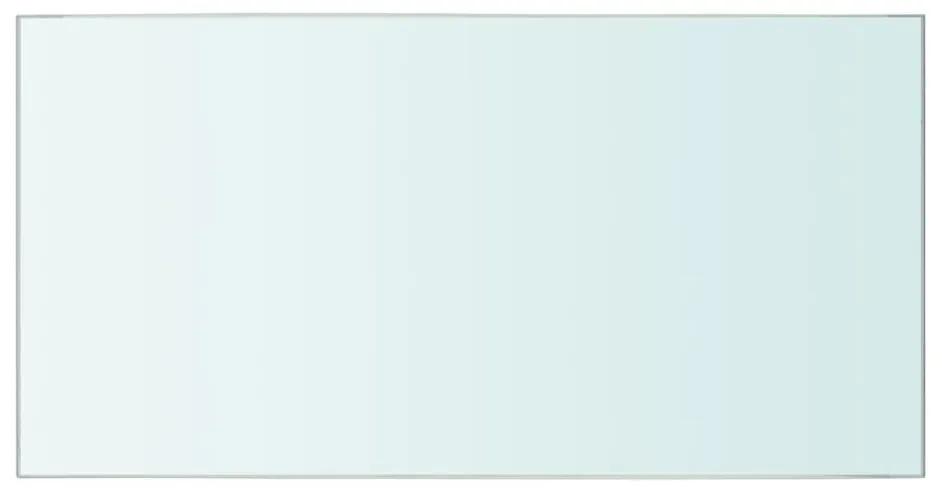 243814 vidaXL Raft din sticlă transparentă, 40 x 20 cm