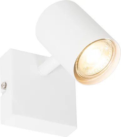 Spot inteligent alb reglabil pătrat, inclusiv Wifi GU10 50mm - Jeana