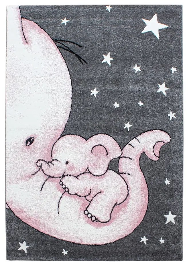 Covor pentru copii roz/gri 80x150 cm Kids – Ayyildiz Carpets