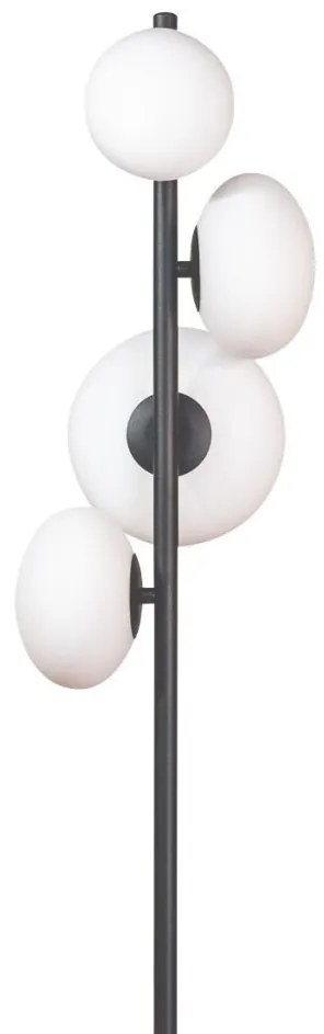 Lampadar, Lampa de podea moderna Omi negru