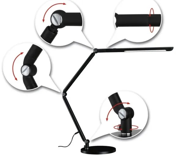 Paulmann 78912 - Lampă LED de birou FLEXBAR 10,6W reglabilă 230V 3000-6500K