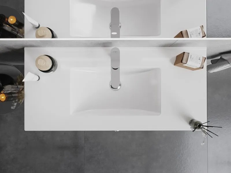 Mexen Atena chiuvetă încastrată în blat 101 x 46 cm, albă - 25011000