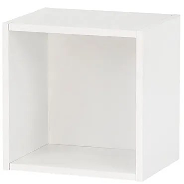 Boxie dulap de perete deschis 40x40x27 cm alb