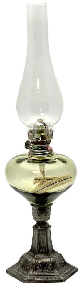 Lampă cu petrol KRASOMÍRA 42 cm verde pădure