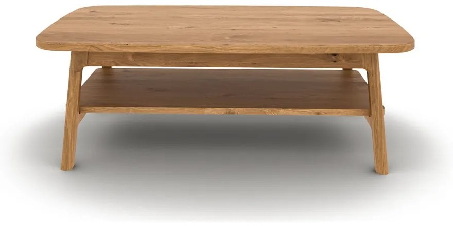 Măsuță de cafea în culoare naturală din lemn de stejar 70x110 cm Twig – The Beds