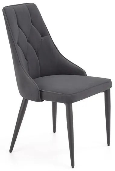 Scaun K365 velvet gri